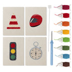 Traffic & Road Signs 1 | Mini Punch Needle Kit