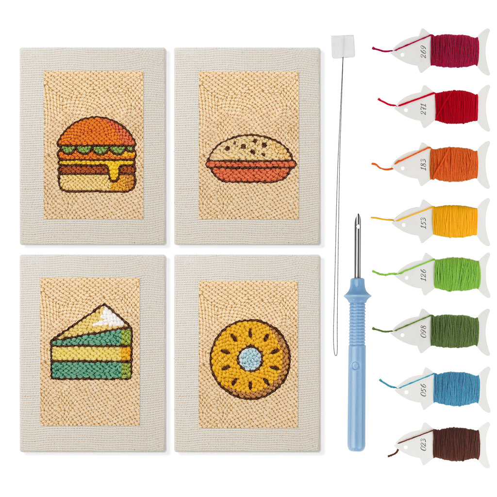 Snacks & Desserts 27 | Mini Punch Needle Kit