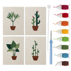Potted Plants 6 | Mini Punch Needle Kit