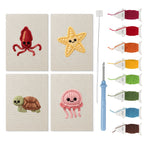 Sea Animals 1 | Mini Punch Needle Kit