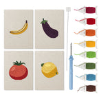 Fruits & Vegetables 25 | Mini Punch Needle Kit