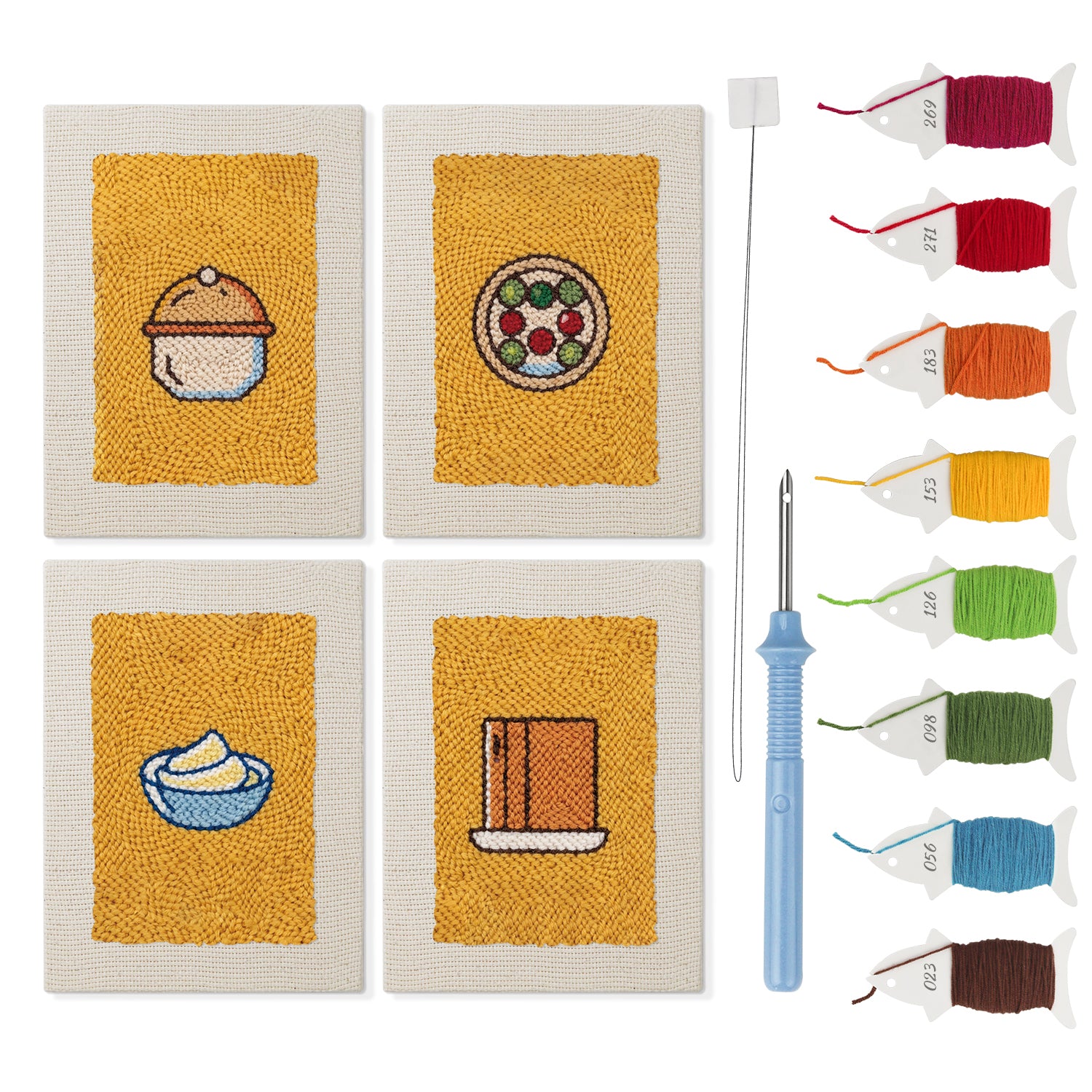 Snacks & Desserts 24 | Mini Punch Needle Kit
