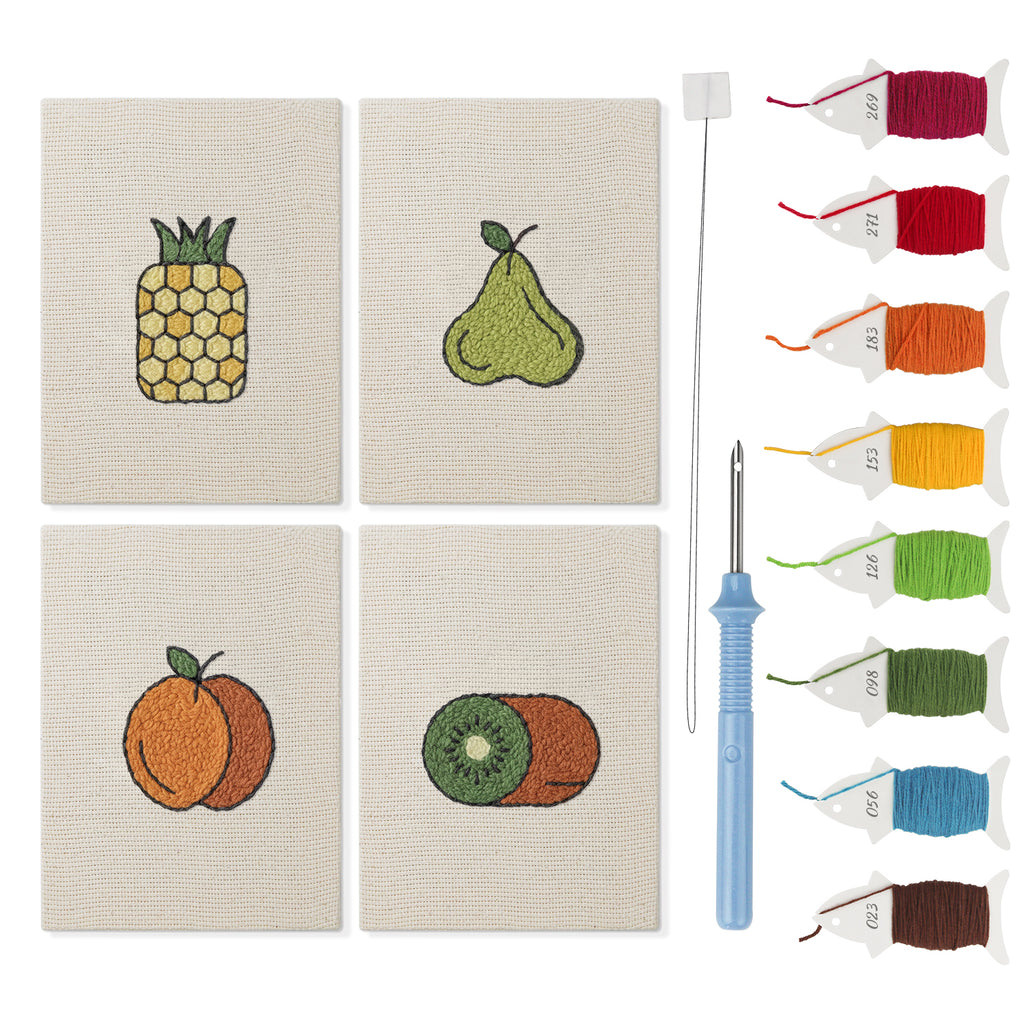 Fruits & Vegetables 5 | Mini Punch Needle Kit