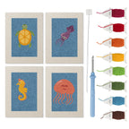 Sea Animals 9 | Mini Punch Needle Kit