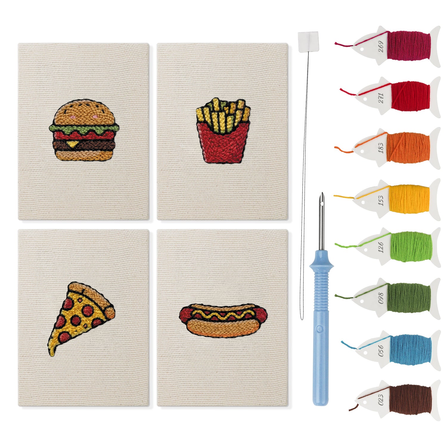 Fast Food 5 | Mini Punch Needle Kit
