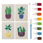 Potted Plants 12 | Mini Punch Needle Kit
