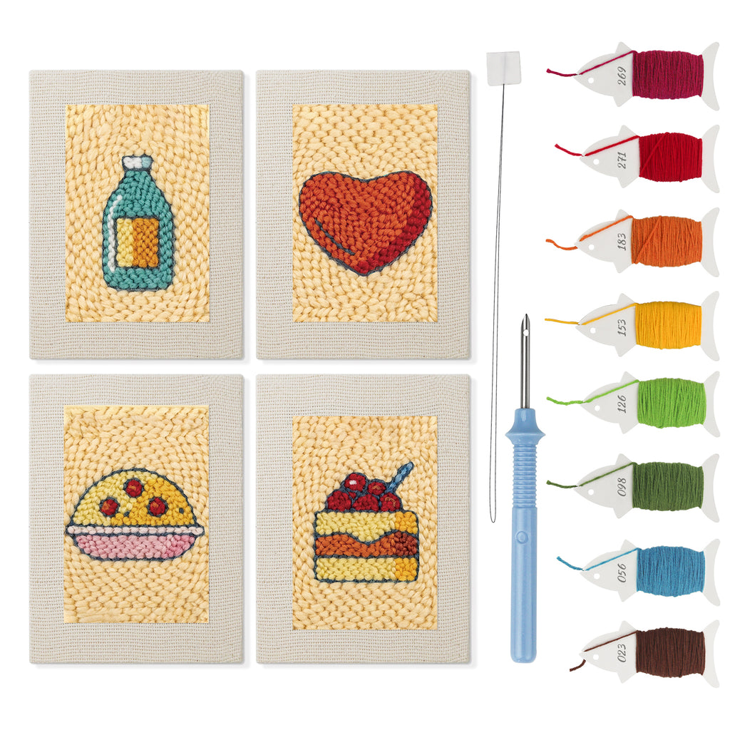 Snacks & Desserts 29 | Mini Punch Needle Kit