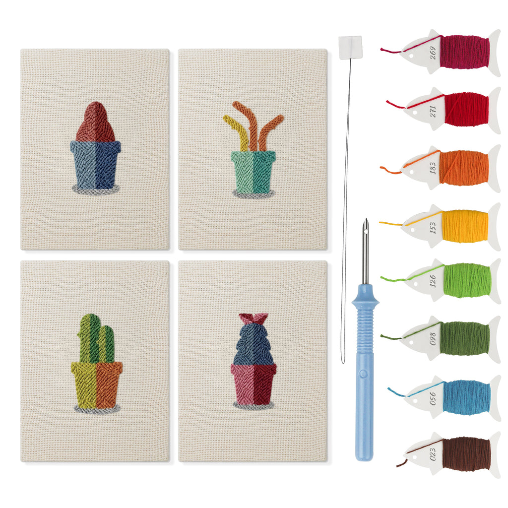 Cactus & Succulents 6 | Mini Punch Needle Kit