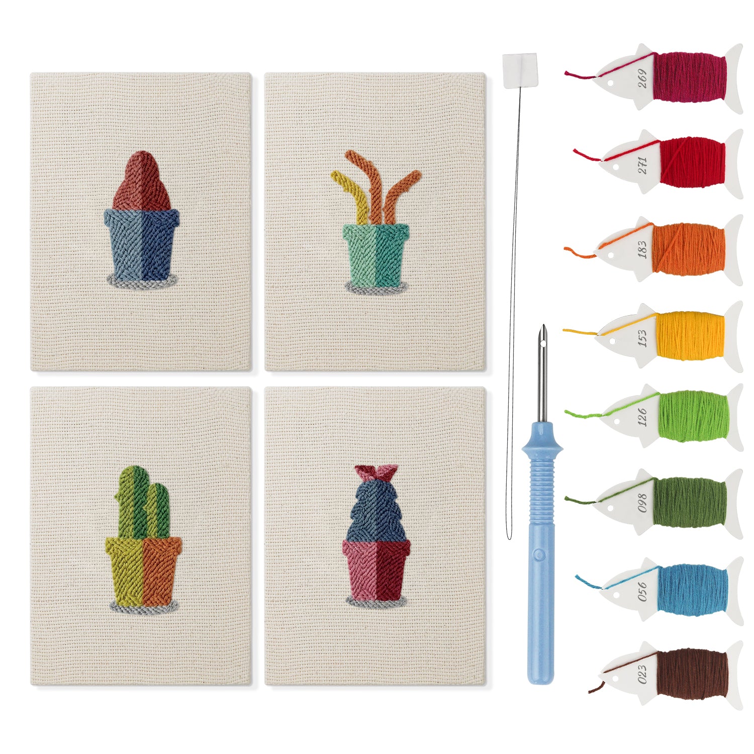 Cactus & Succulents 6 | Mini Punch Needle Kit