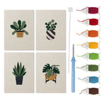 Potted Plants 8 | Mini Punch Needle Kit