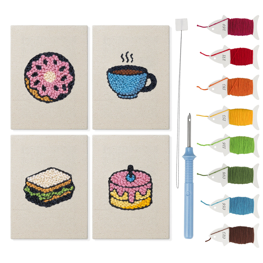 Snacks & Desserts 20 | Mini Punch Needle Kit