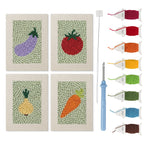 Fruits & Vegetables 36 | Mini Punch Needle Kit