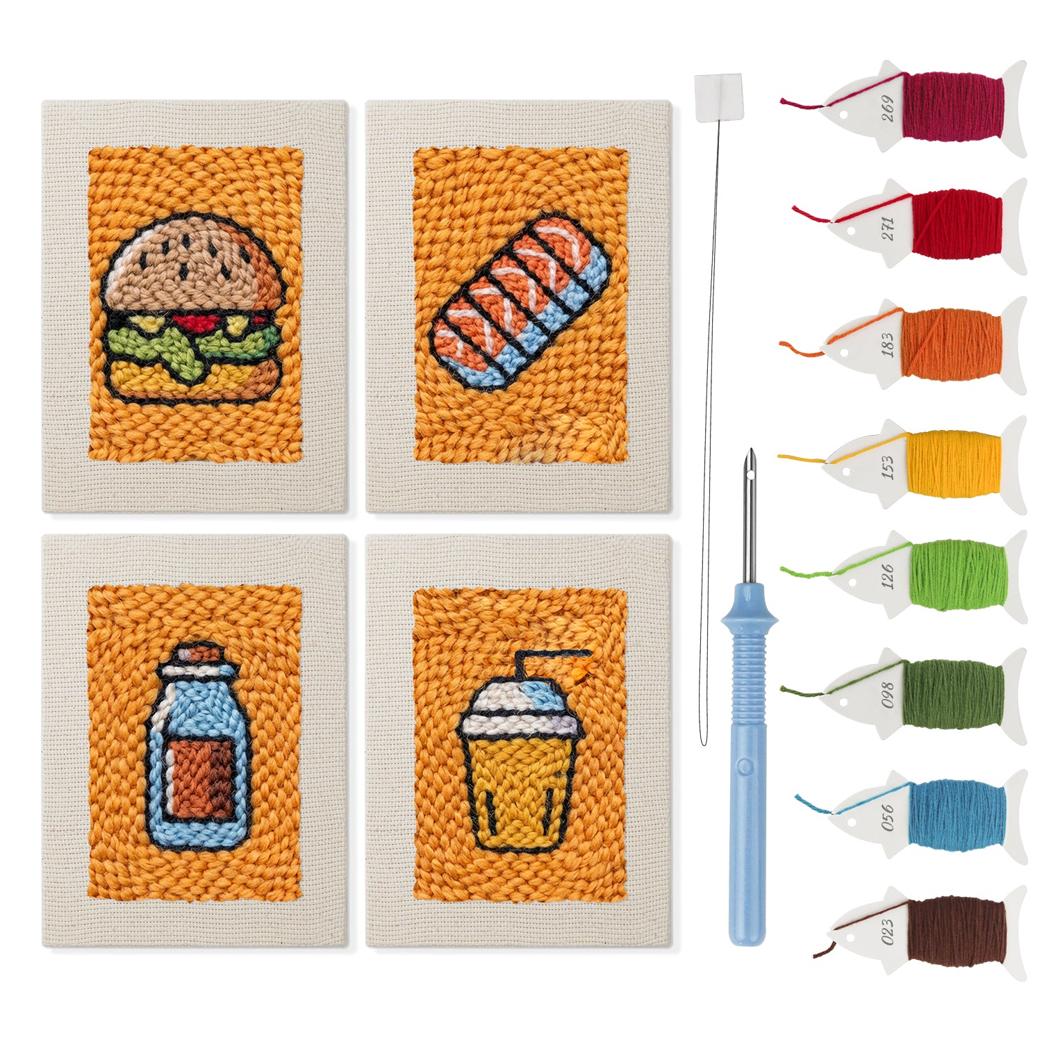 Fast Food 11 | Mini Punch Needle Kit