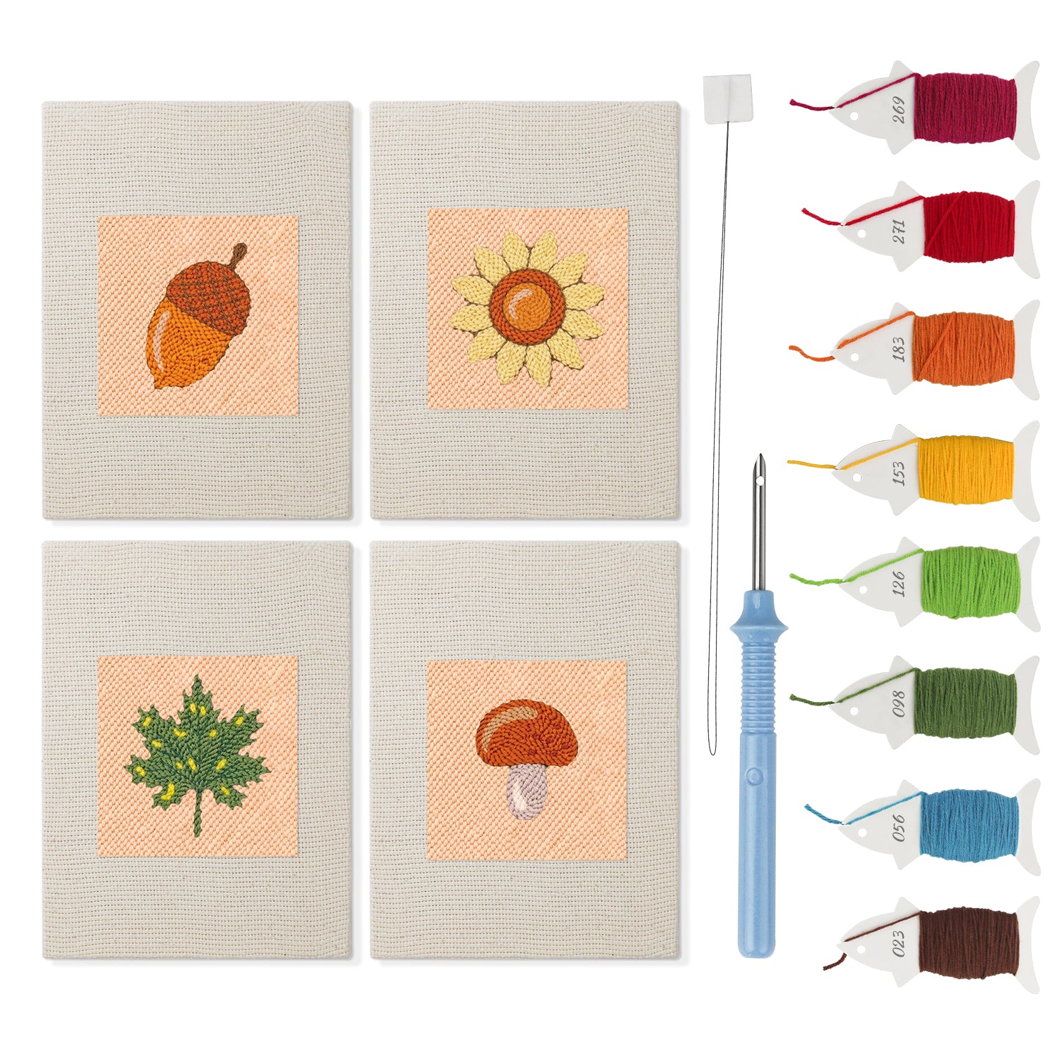 Fruits & Vegetables 26 | Mini Punch Needle Kit