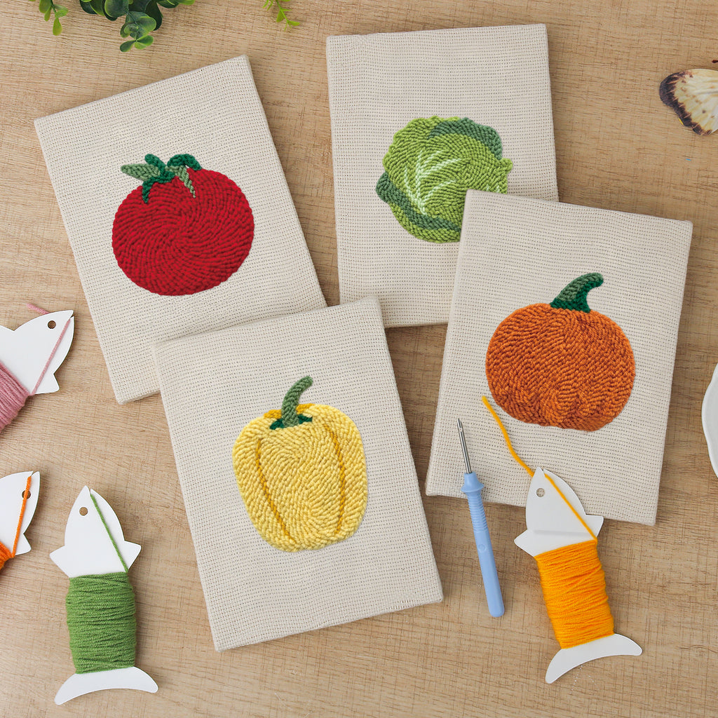 Fruits & Vegetables 2 | Mini Punch Needle Kit