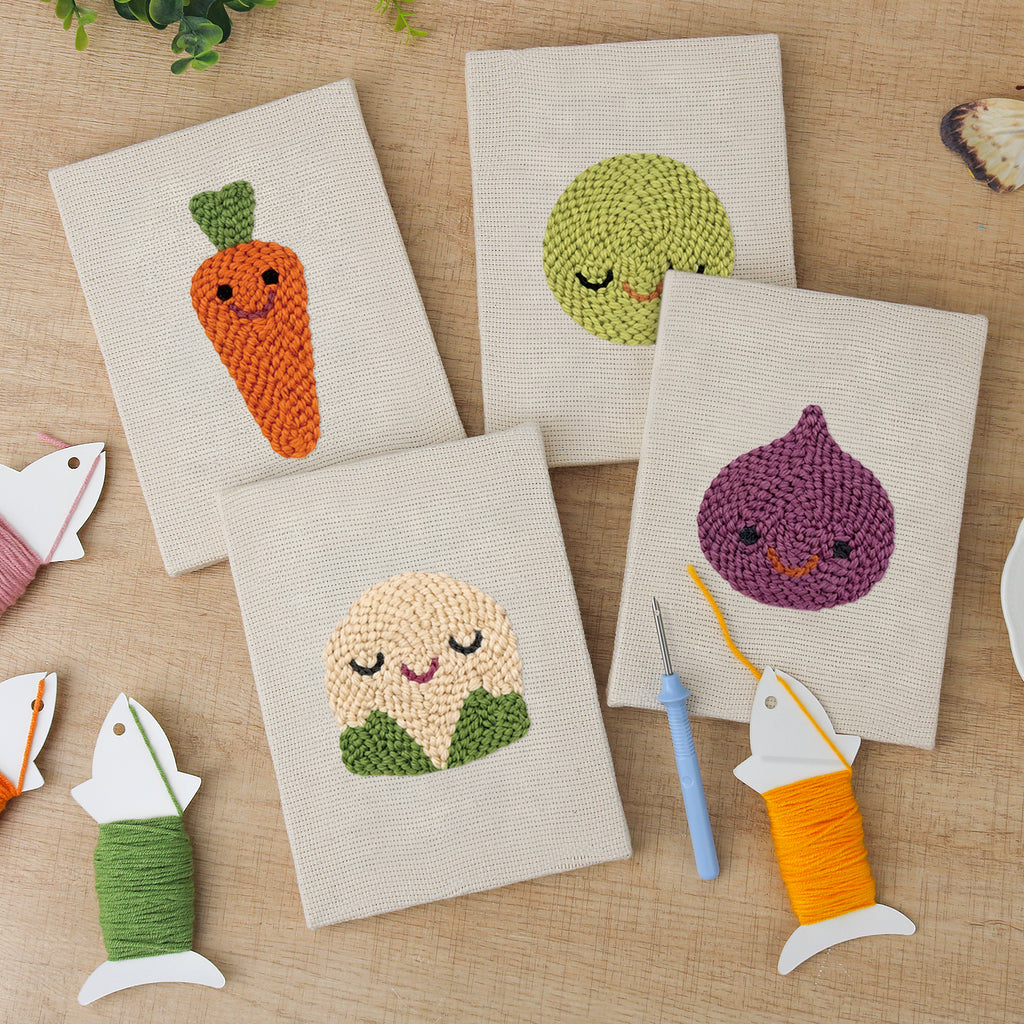 Fruits & Vegetables 33 | Mini Punch Needle Kit