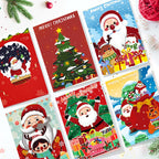 Paint by Numbers Christmas Cards 2 - 6 Pieces