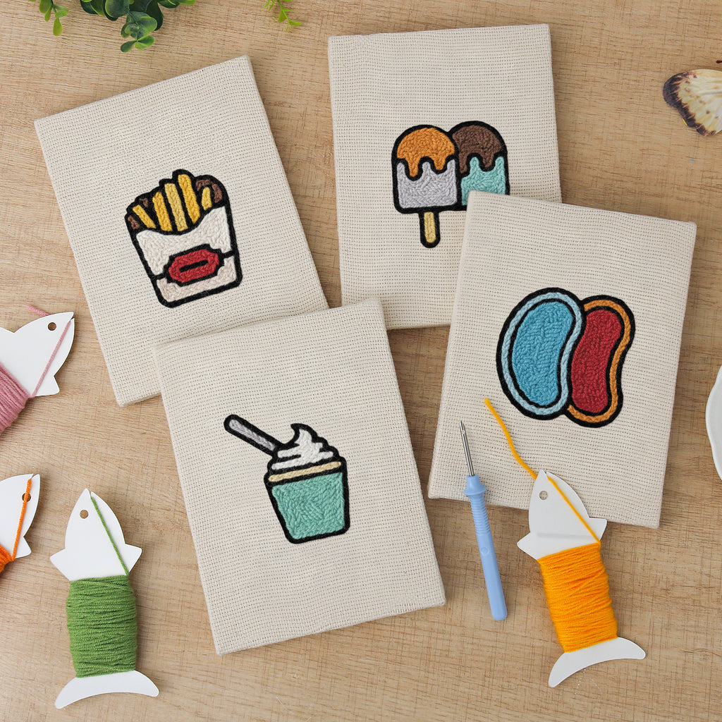 Fast Food 8 | Mini Punch Needle Kit