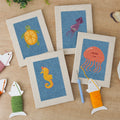 Sea Animals 9 | Mini Punch Needle Kit
