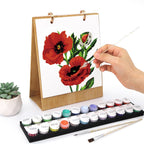 2026 Paint by Numbers desk Calendar | Flowers Edition