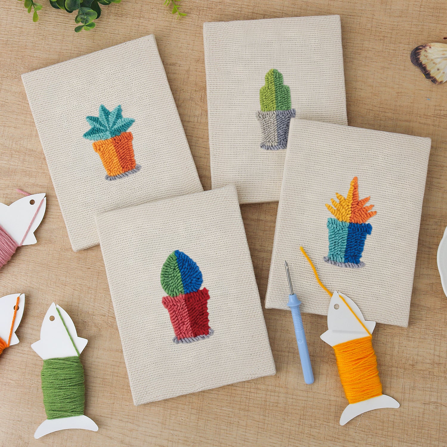 Cactus & Succulents 5 | Mini Punch Needle Kit