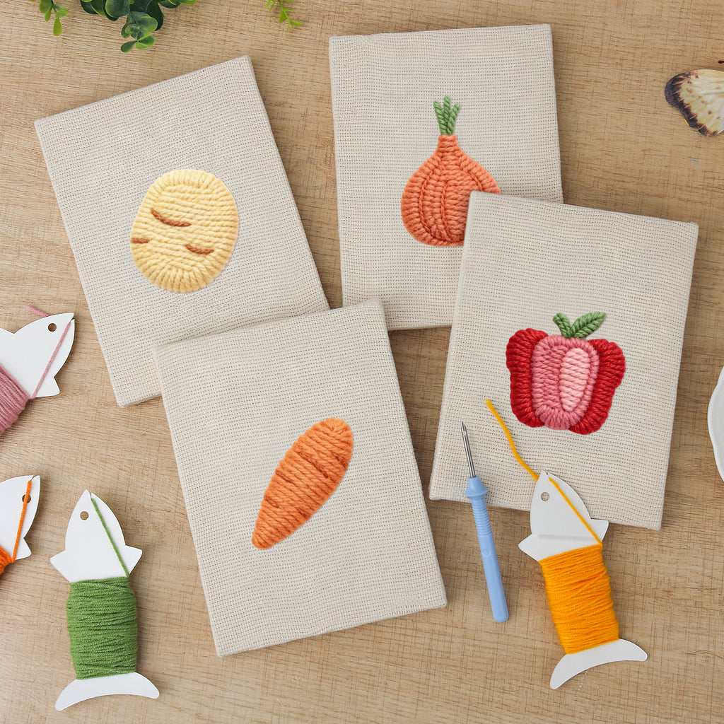 Fruits & Vegetables 15 | Mini Punch Needle Kit
