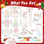 8 Christmas hangers - Winter set