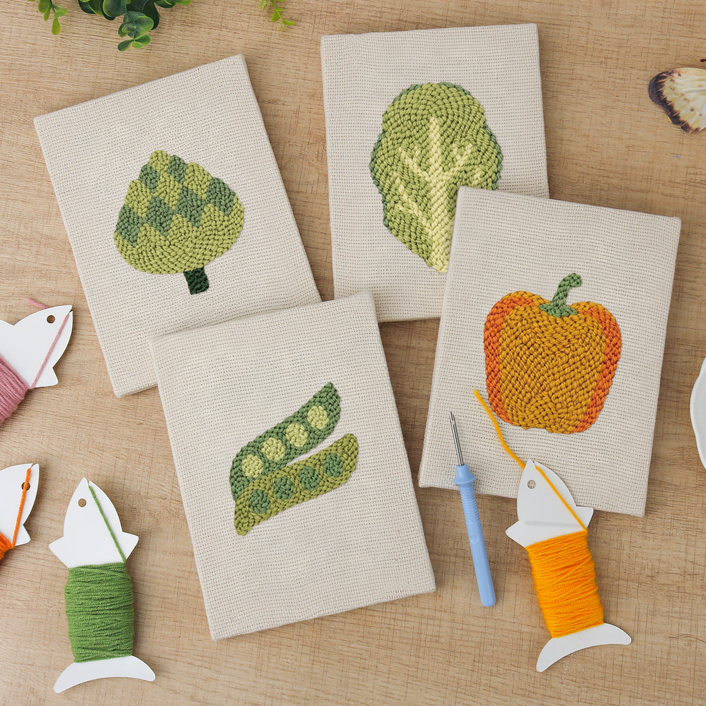 Fruits & Vegetables 28 | Mini Punch Needle Kit