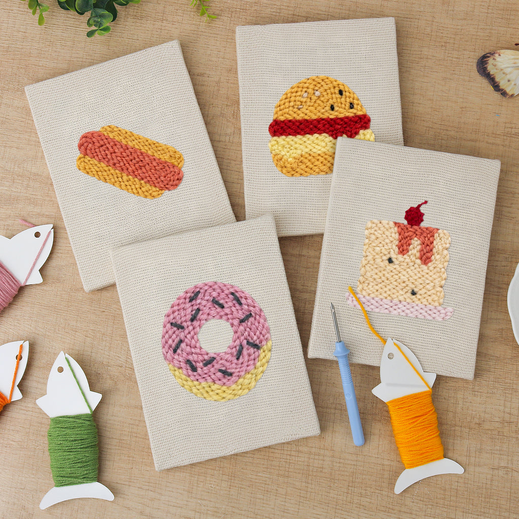 Snacks & Desserts 2 | Mini Punch Needle Kit