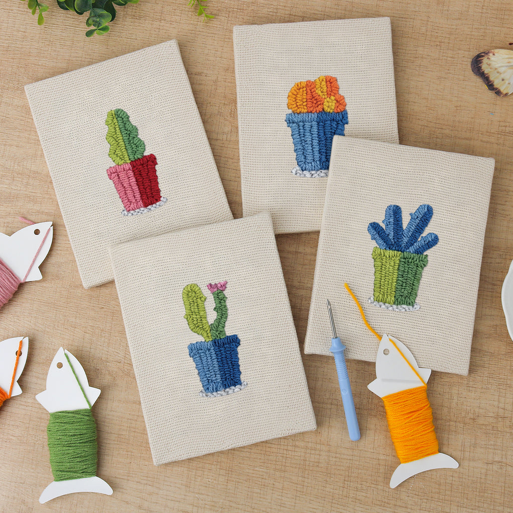 Cactus & Succulents 7 | Mini Punch Needle Kit