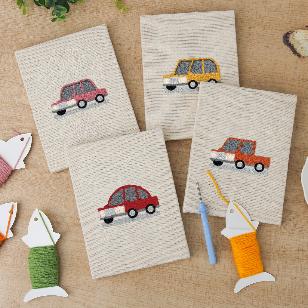 Traffic & Road Signs 2 | Mini Punch Needle Kit