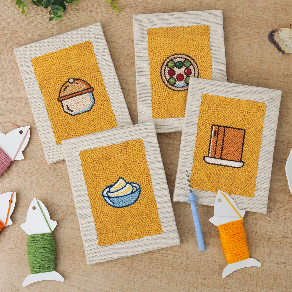 Snacks & Desserts 24 | Mini Punch Needle Kit