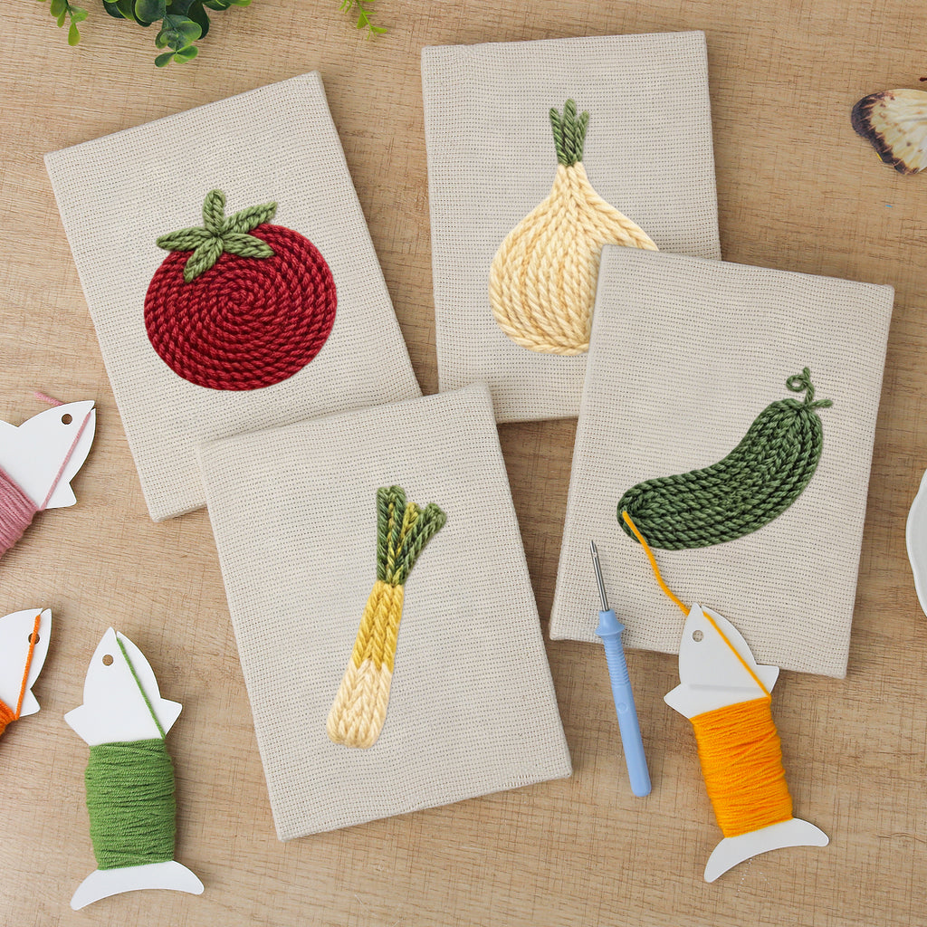 Fruits & Vegetables 16 | Mini Punch Needle Kit