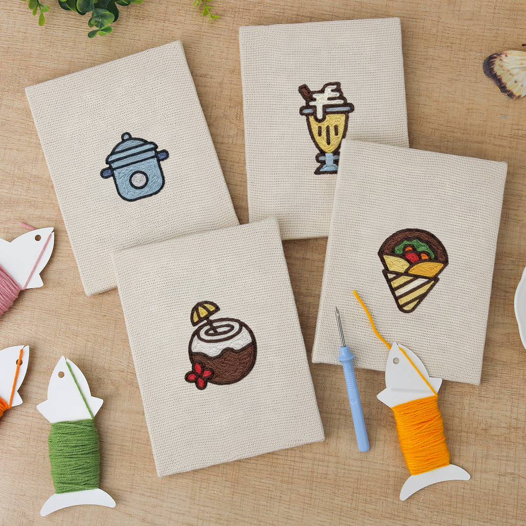 Snacks & Desserts 12 | Mini Punch Needle Kit