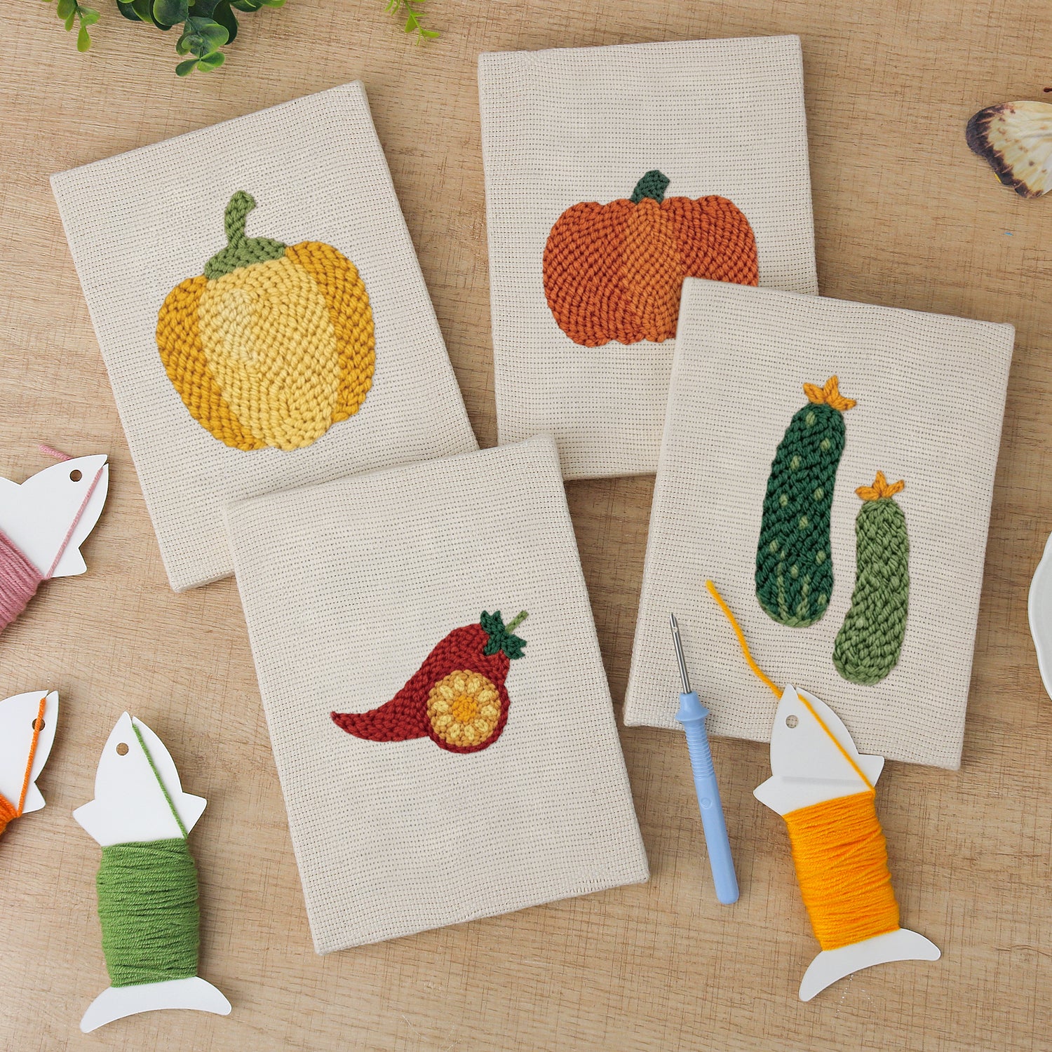 Fruits & Vegetables 22 | Mini Punch Needle Kit