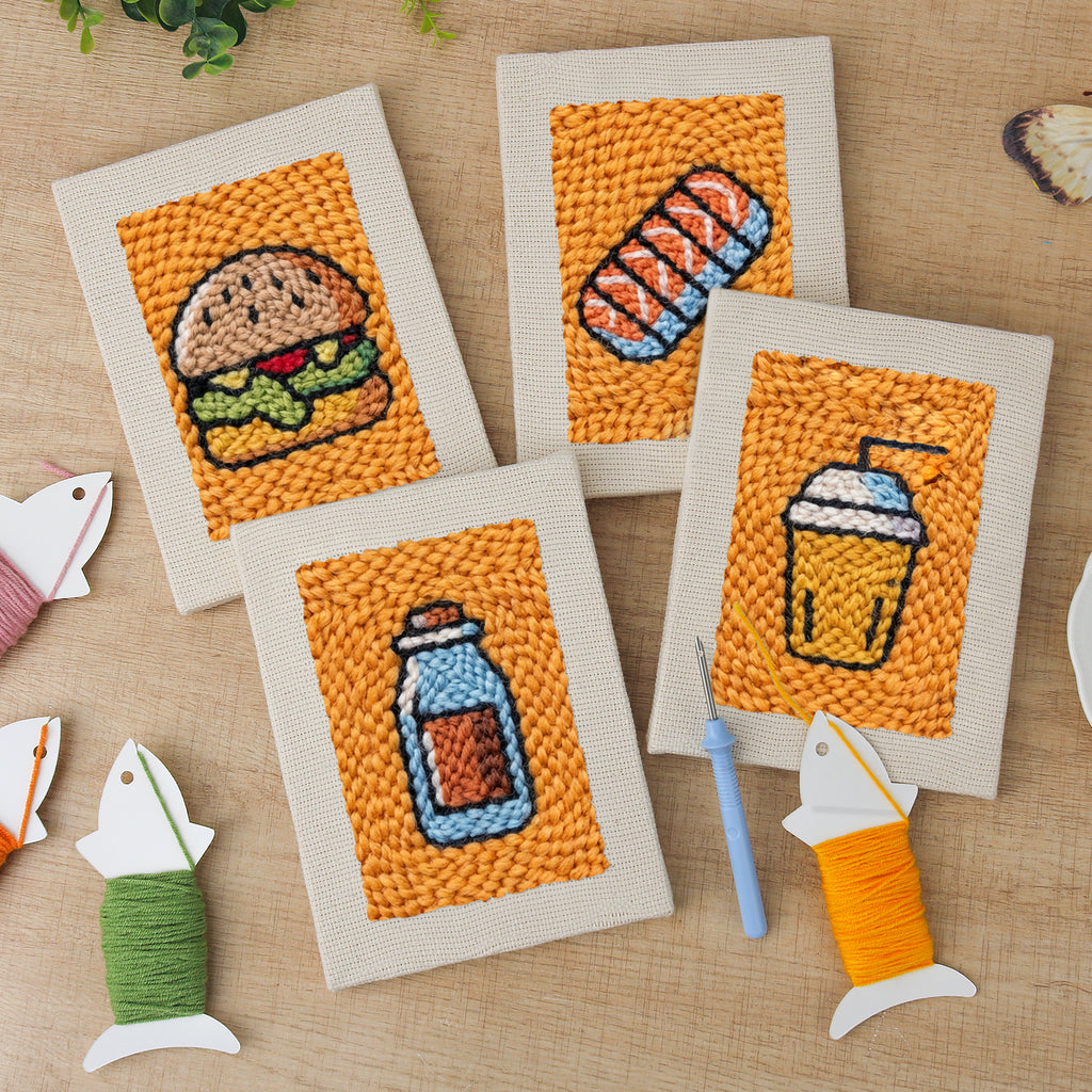 Fast Food 11 | Mini Punch Needle Kit