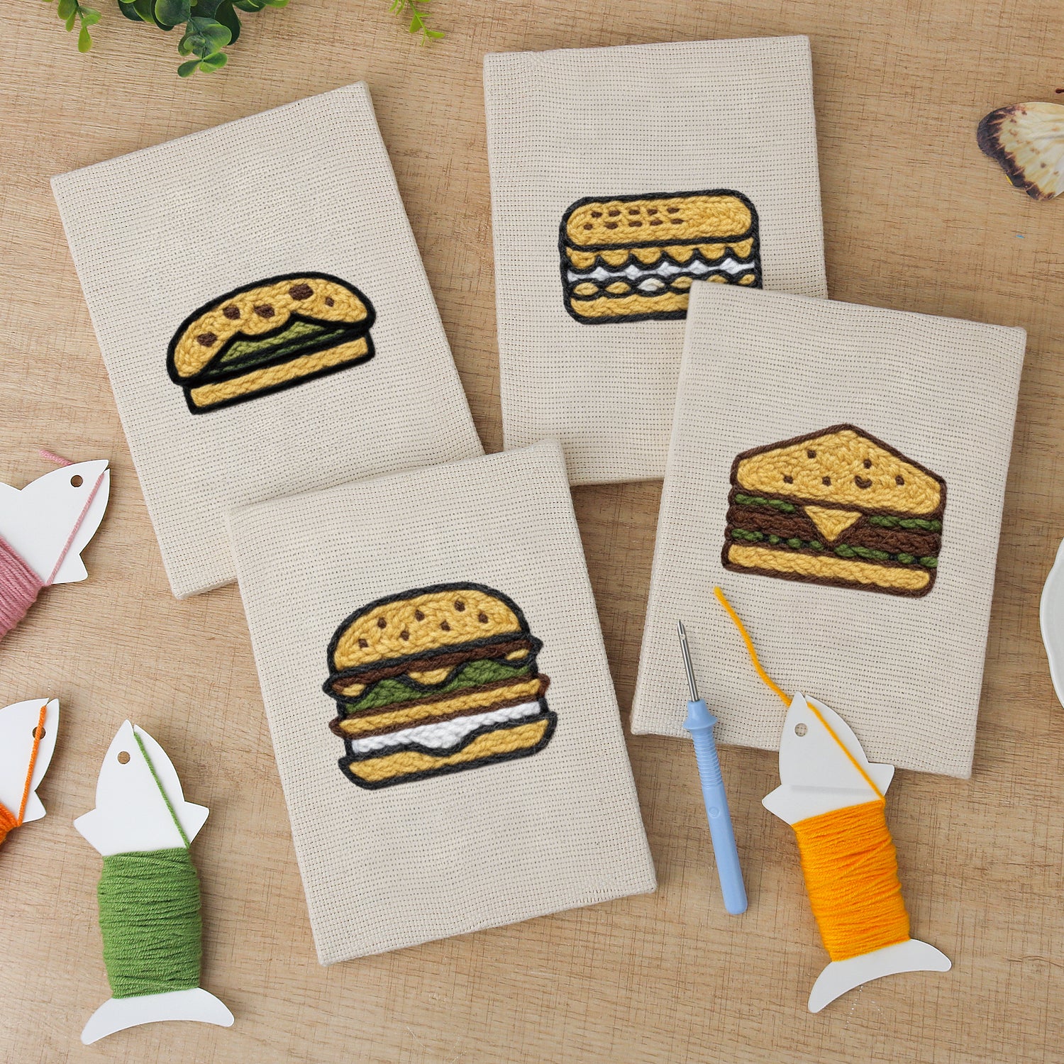 Fast Food 7 | Mini Punch Needle Kit