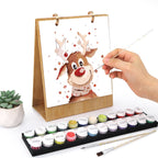 2026 Paint by Numbers desk Calendar | Merry Christmas Edition
