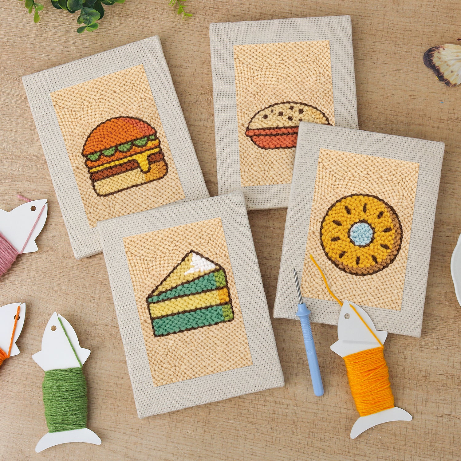 Snacks & Desserts 27 | Mini Punch Needle Kit