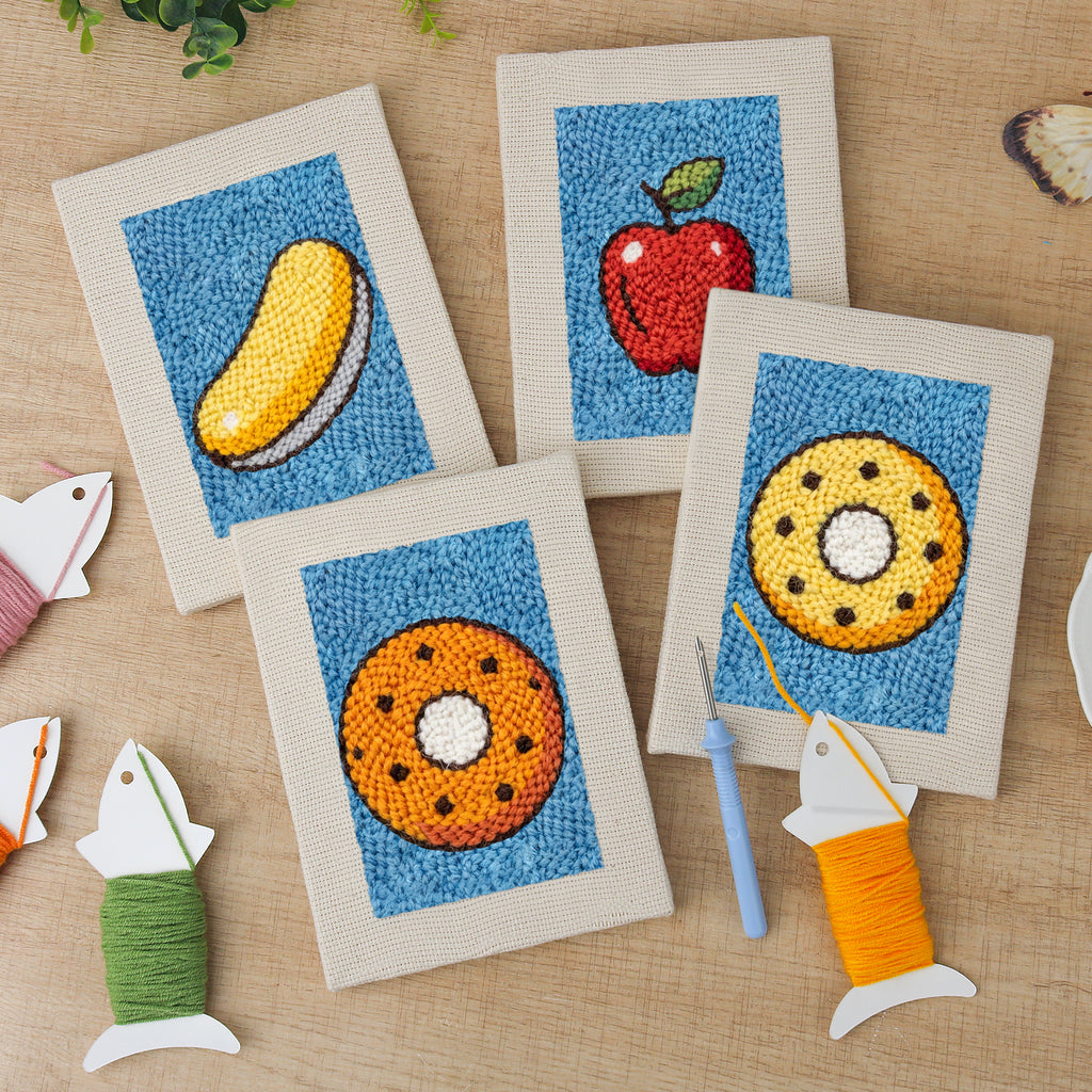 Snacks & Desserts 18 | Mini Punch Needle Kit