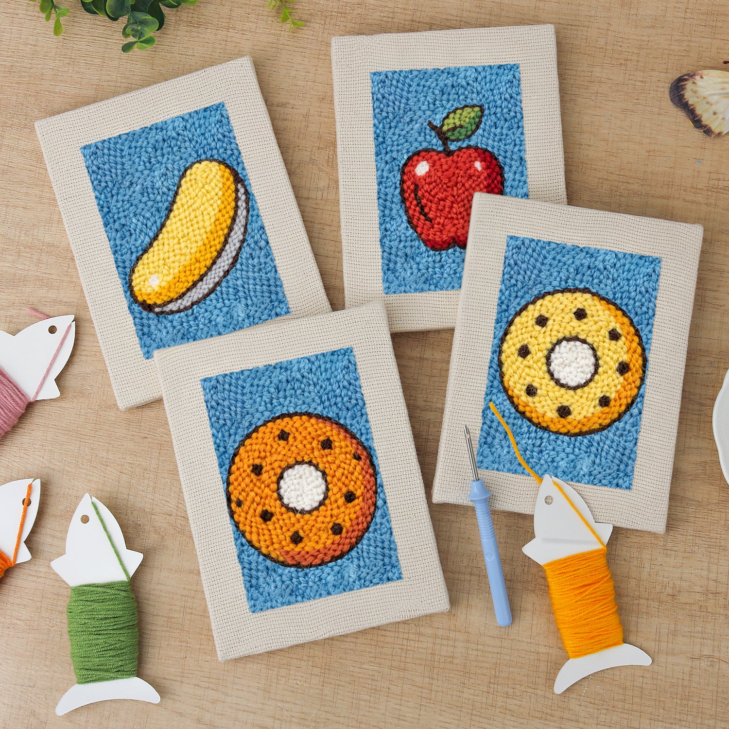 Snacks & Desserts 18 | Mini Punch Needle Kit