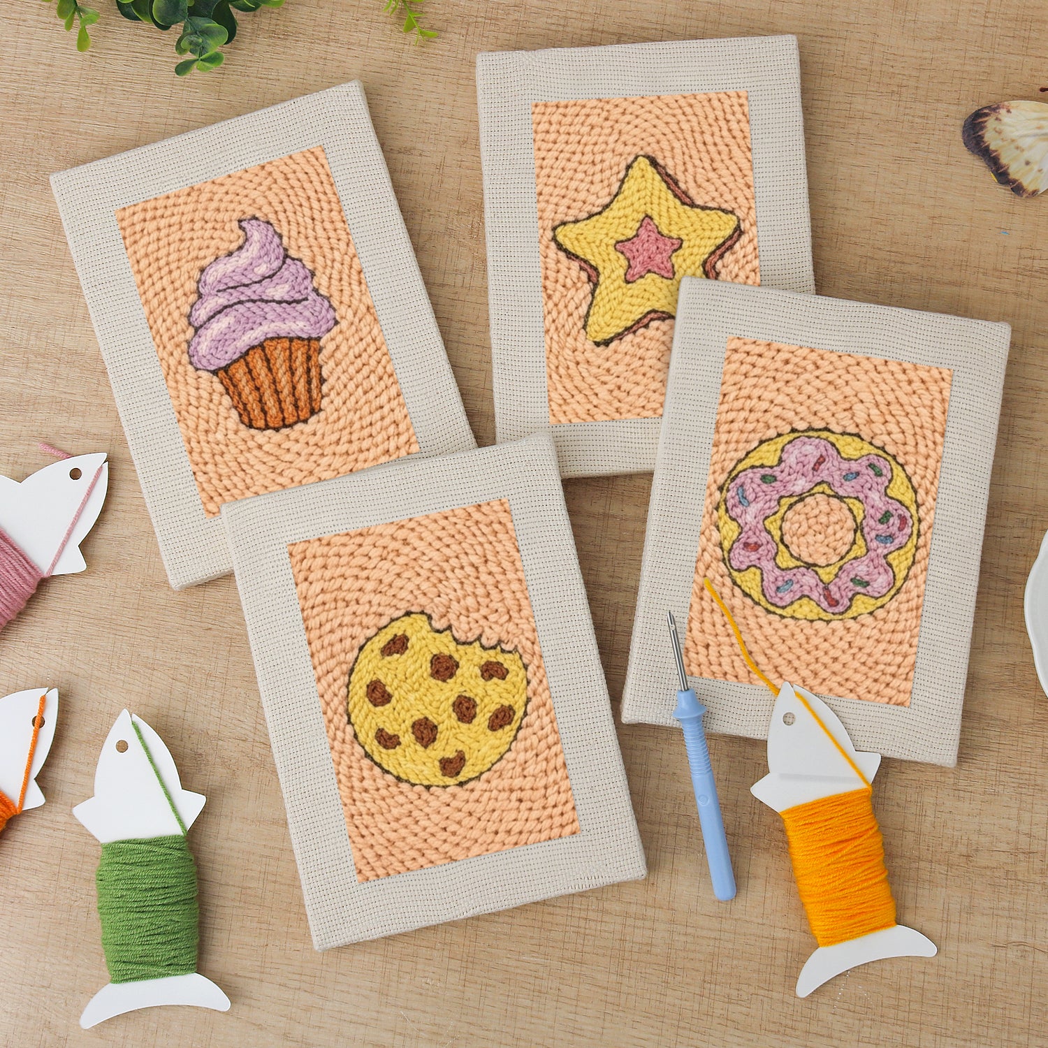 Snacks & Desserts 26 | Mini Punch Needle Kit