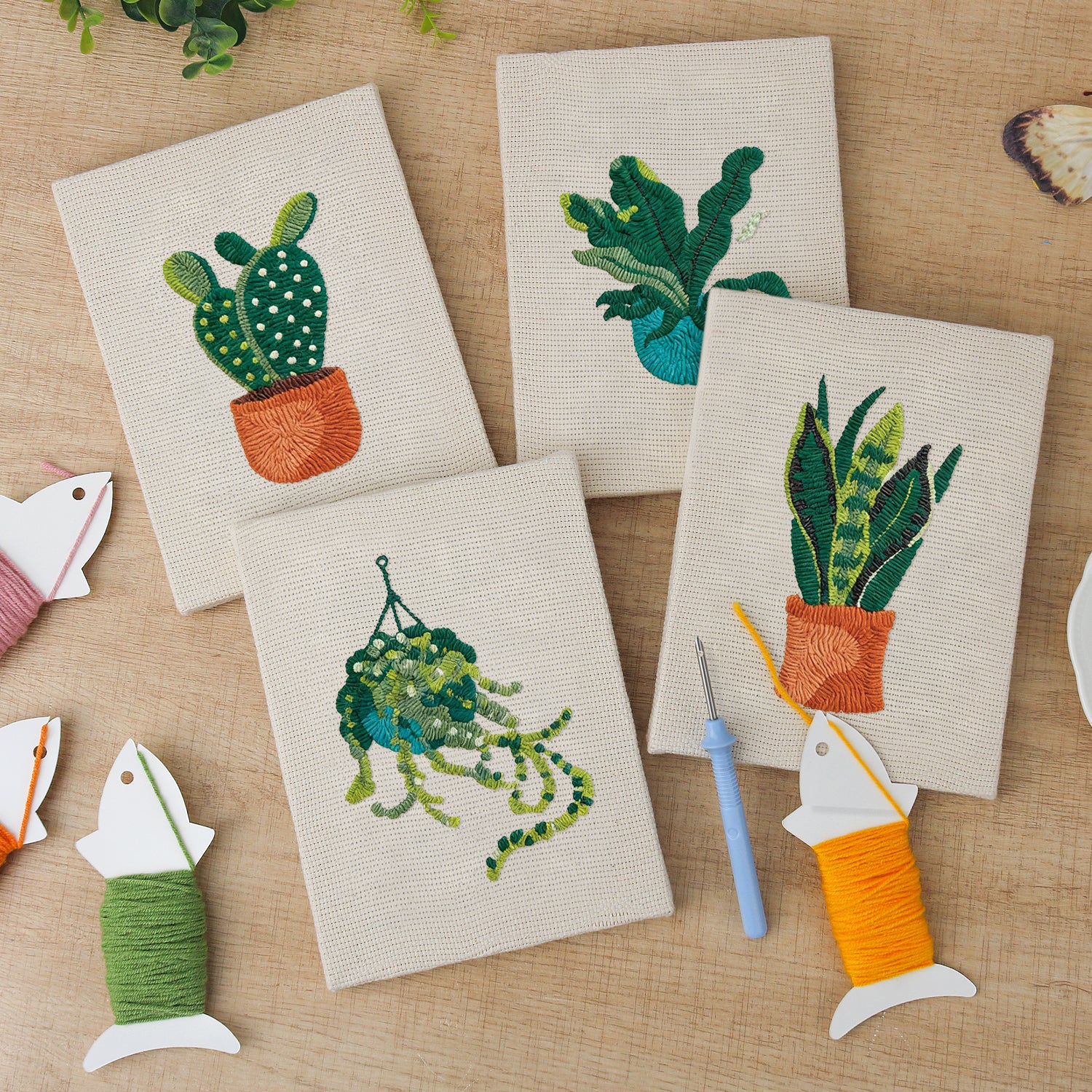 Potted Plants 16 | Mini Punch Needle Kit
