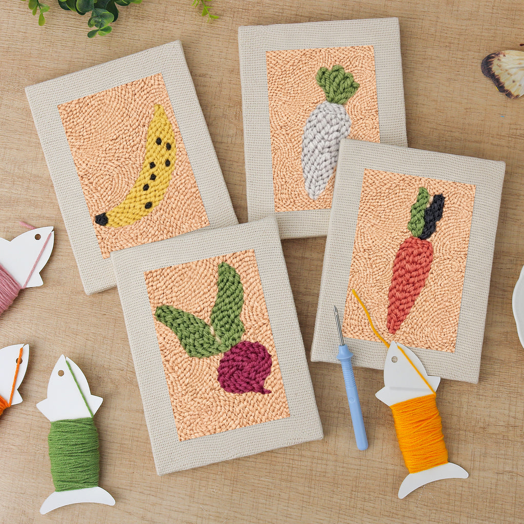 Fruits & Vegetables 20 | Mini Punch Needle Kit