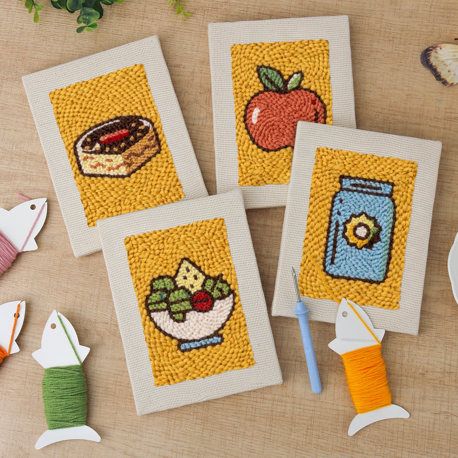 Snacks & Desserts 22 | Mini Punch Needle Kit