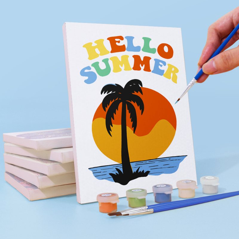 6 Mini Paintings - Summer Set