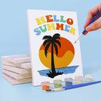 6 Mini Paintings - Summer Set