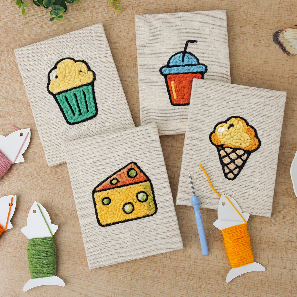 Snacks & Desserts 30 | Mini Punch Needle Kit