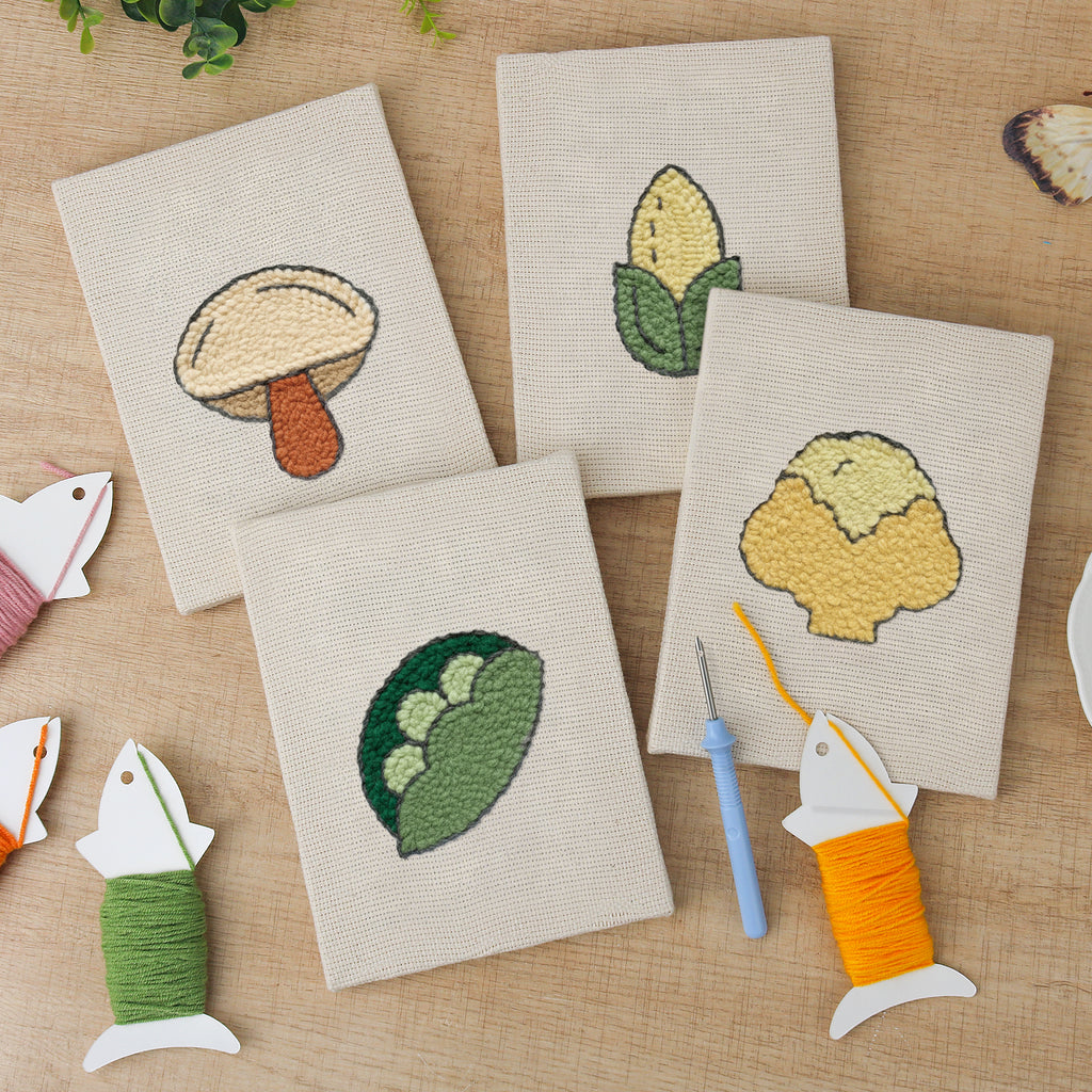 Fruits & Vegetables 4 | Mini Punch Needle Kit