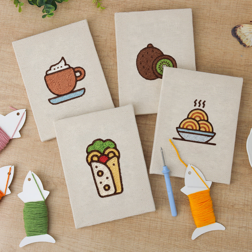 Snacks & Desserts 13 | Mini Punch Needle Kit